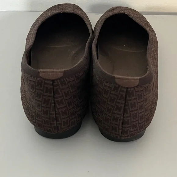 Vivaia Square-Toe V-Cut Flats (Margot 2.0) Brown Chain Size EU 36.5 US6 - Picture 5 of 8